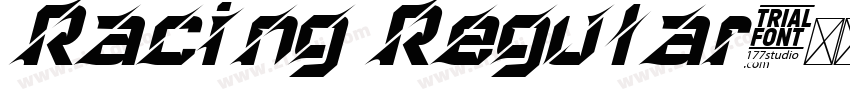 Racing Regular字体转换